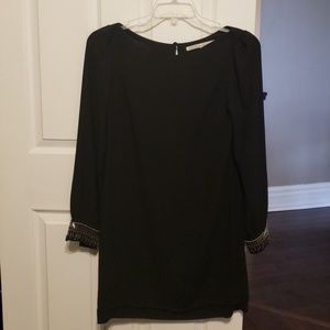 Black long sleeved dress